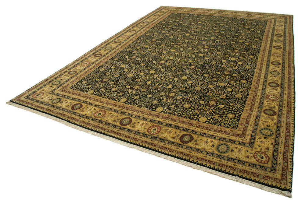 Rug N Carpet - Handmade Oriental 11' 9" x 17' 9" Oversize Oushak Area Rug