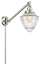 Innovations 237-SN-G664-7 1 Light Swing Arm, Switch, Brushed Satin Nickel