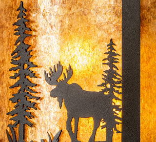13.5 Wide Wildlife at Pine Lake Wall Sconce
