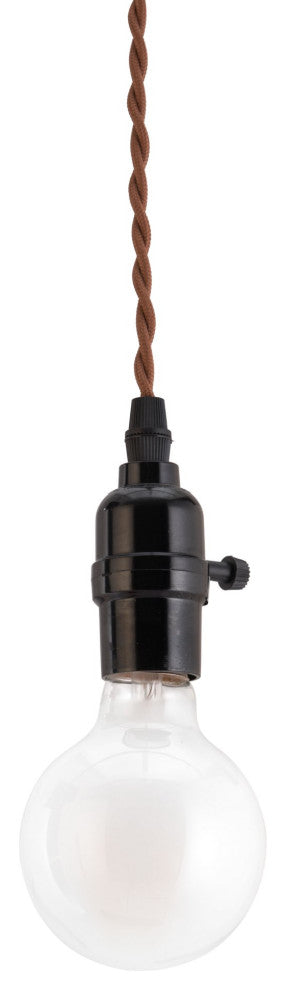 Pendant Ceiling Light Fixture, Steel Metal, Black, Brown, Kitchen LoungeLobby