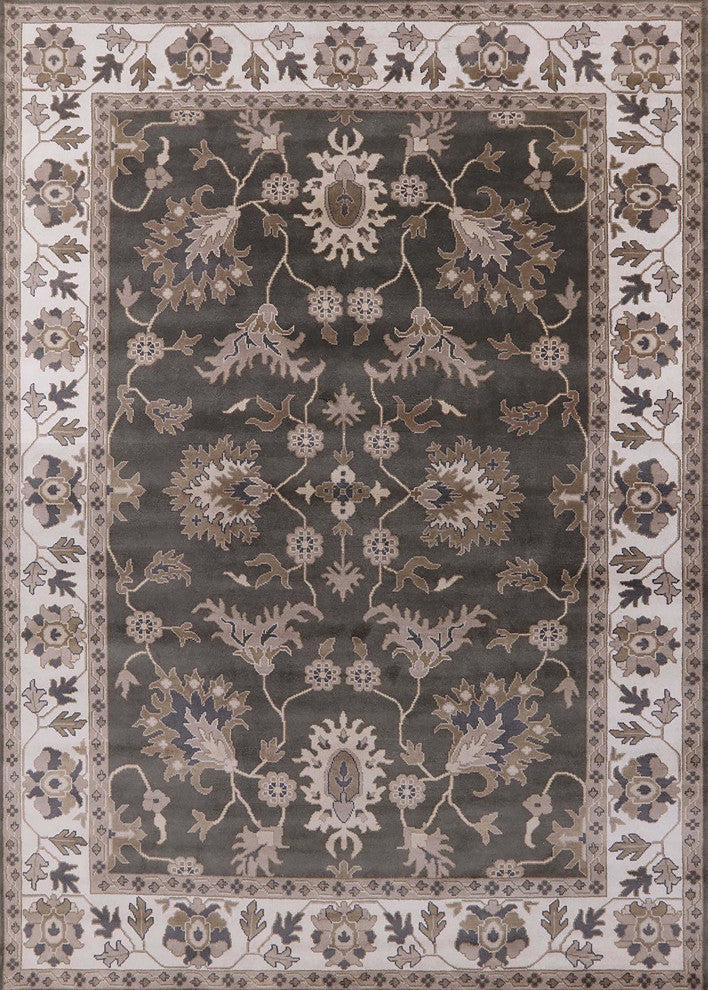 Ahgly Company Indoor Rectangle Mid-Century Modern Area Rugs, 7' x 9'
