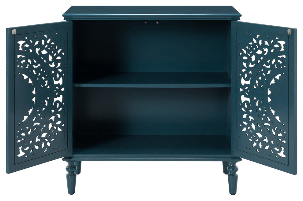 32" Tall 2-Door Accent Cabinet, Blue