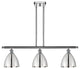 Ballston Dome Island Light, Polished Chrome, Polished Chrome