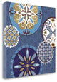 "Mediterranean Blue II" By Veronique Charron, Giclee on Gallery Wrap Canvas