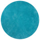Bliss 1577 Highlighter Blue Shag Rug, 8' Round