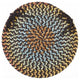 Rhody Rug Cypress Brown Velvet 15" Chair Pad