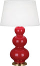 Robert Abbey RA-RR40X 1-Light Table Lamp, Triple Gourd