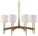 Uttermost 21372 Lautoka Rattan 8 Light Chandelier