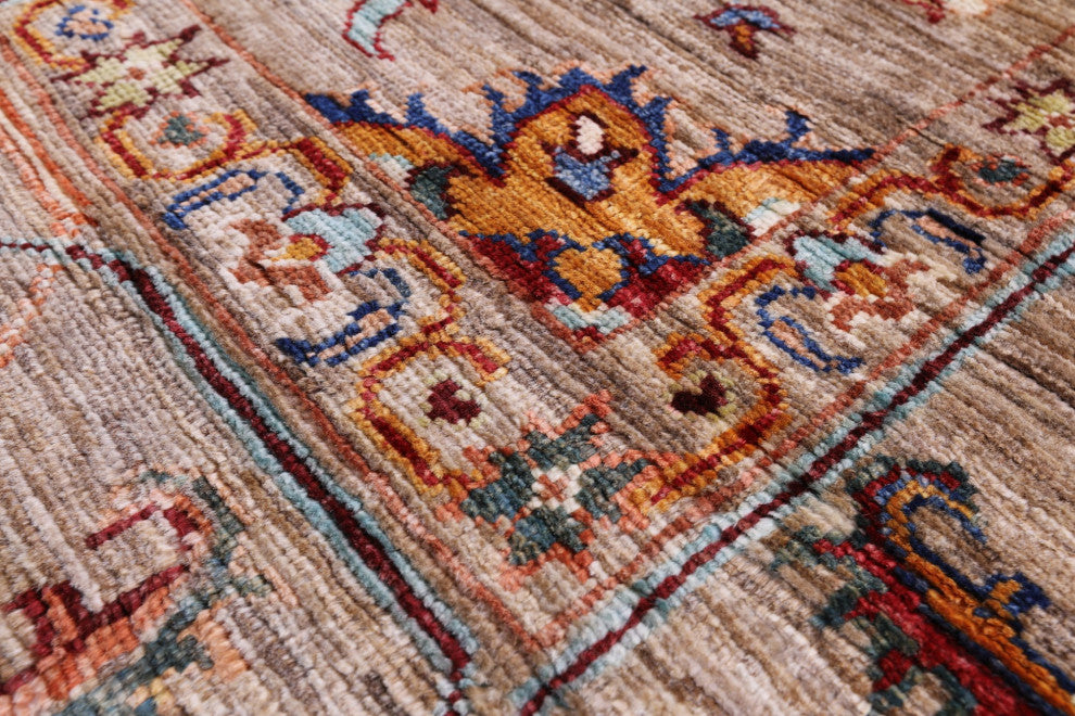 Hand-Knotted Persian Tabriz Wool Rug 5' 9" X 8' 7" - Q12928
