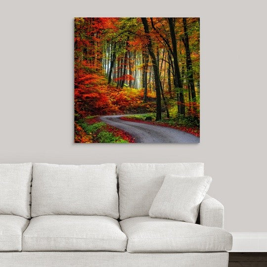 "Colorful Way" Wrapped Canvas Art Print, 35"x35"x1.5"
