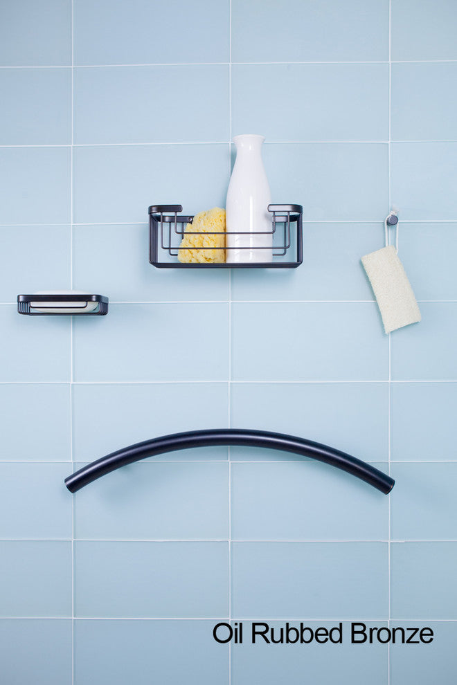 TileWare Victoria Series Radius Grab Bar 24" Traditional, Oil Rubbed Bronze
