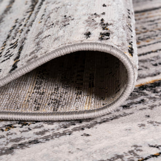 Loom Modern Strie' Area Rug, Gray/Black, 8 X 10