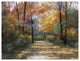 "Autumn Road" Digital Paper Print by Diane Romanello, 30"x24"