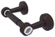Pacific Beach 2-Post Toilet Tissue Holder with Groovy Accents, Venetian Bronze