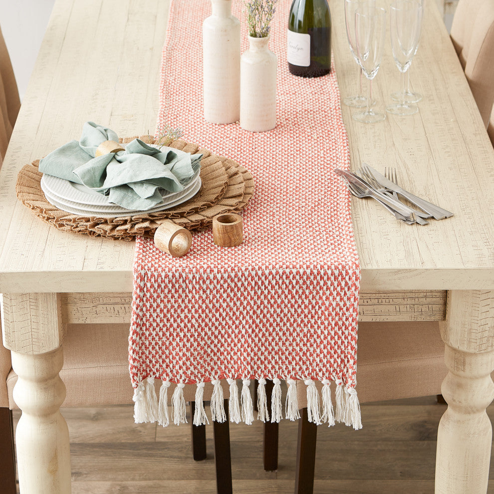 Spice Woven Table Runner 15x108