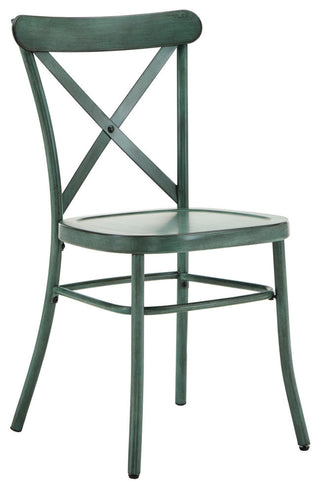 Banet Oak 48-inch Rectangle Dining Set, 5 Piece Set, Antique Sage Green