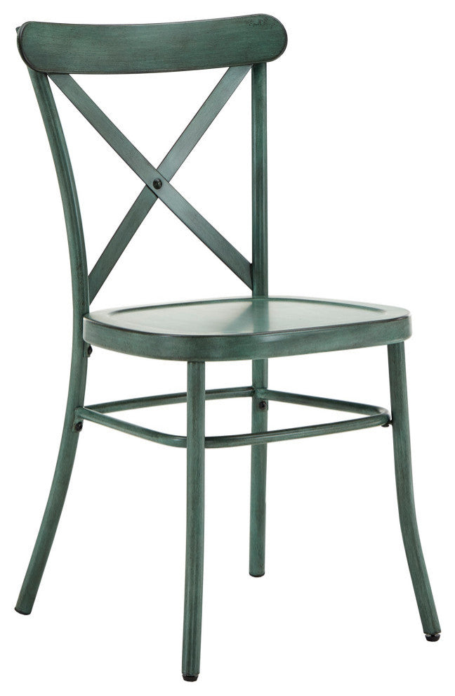Banet Oak 48-inch Rectangle Dining Set, 5 Piece Set, Antique Sage Green
