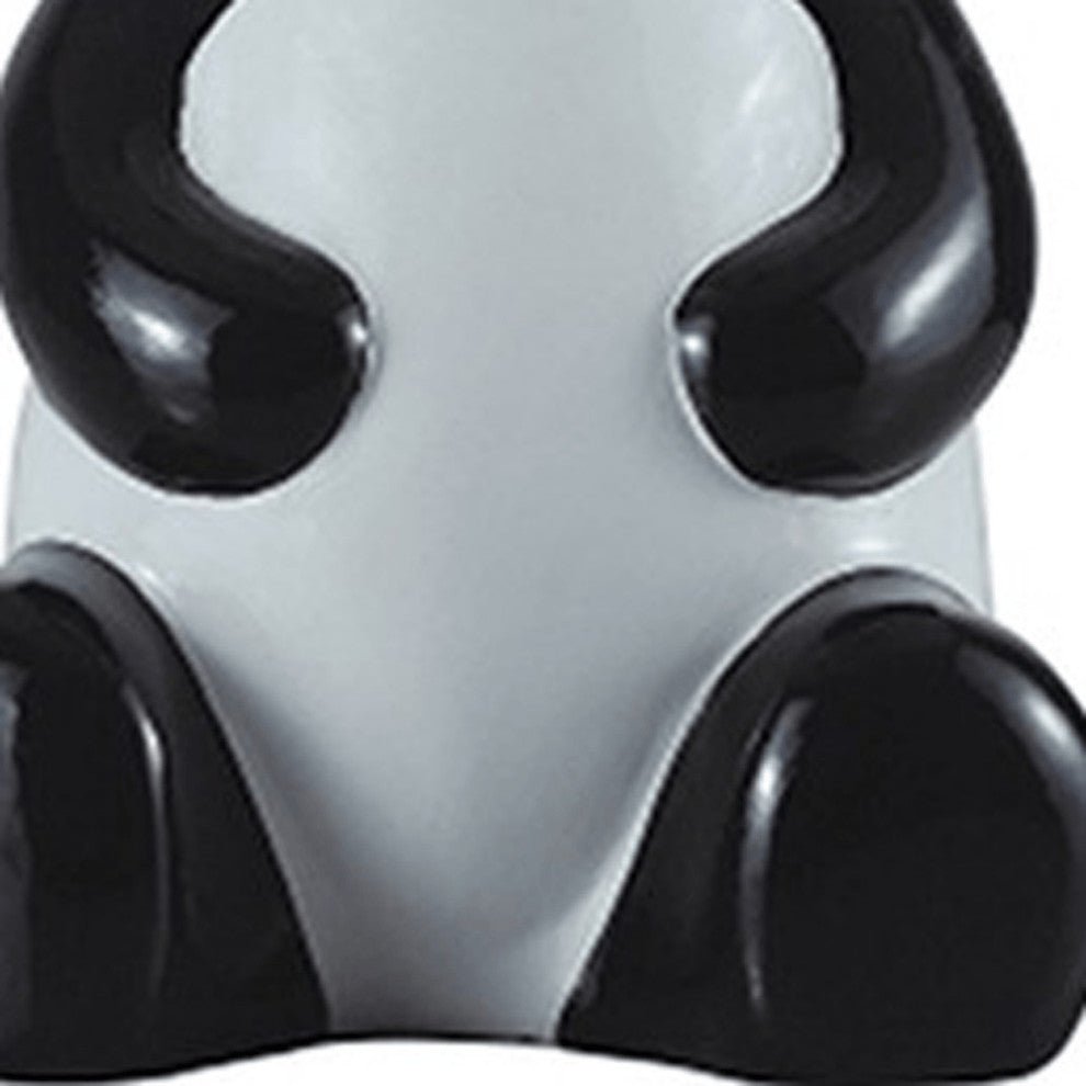 14ï¿½ Panda Ceramic Table Lamp With White Shade