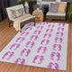 Indoor/Outdoor Seabreeze SZ15 Flamingo Machine Washable 8' x 10' Rug