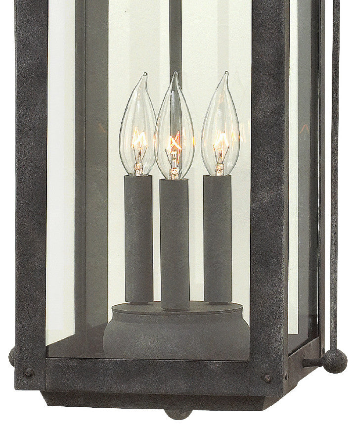 Hinkley Anchorage Large Hanging Lantern, Aged Zinc