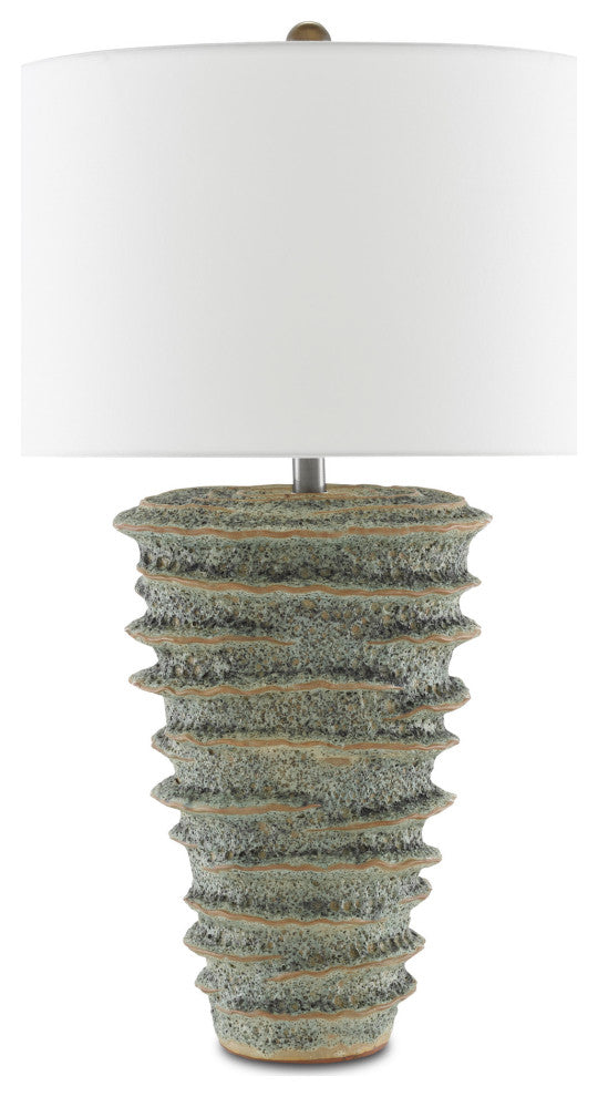 Sunken Green Table Lamp