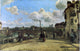 Camille Pissarro View of Pontoise  Quai du Pothuis Gallery Wrapped Canvas Print