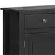 Connaught Solid Wood Entryway Storage Cabinet In Black