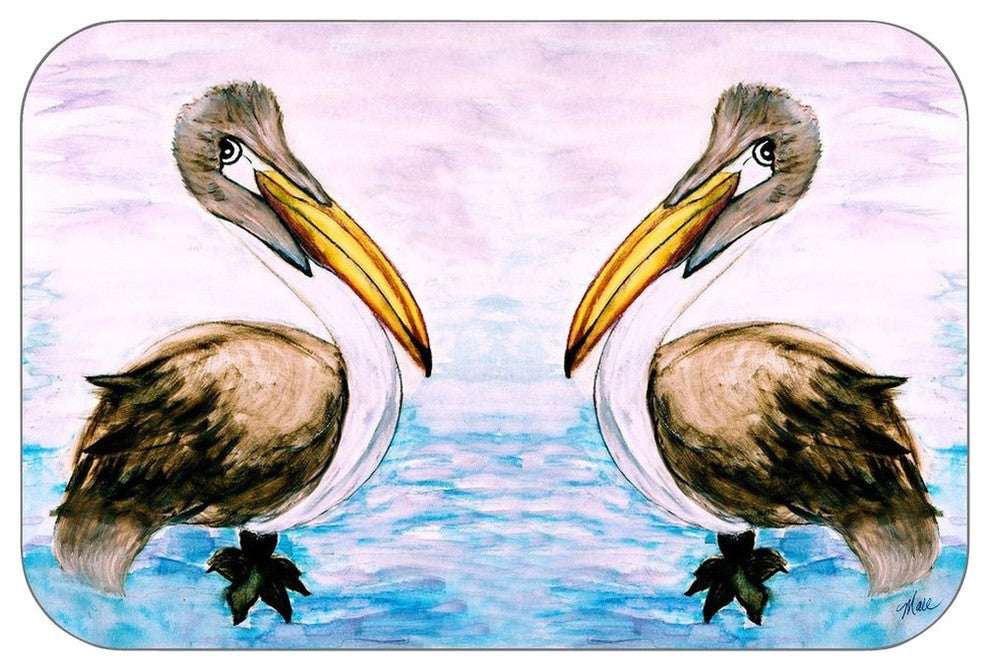Pelican Twins Plush Bath Mat, 30"x20"
