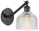 Innovations 317-1W-BK-G412 1-Light Sconce, Matte Black