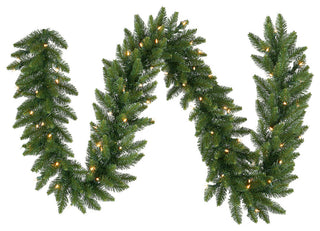 Vickerman A861115Led 50' Camdon Christmas Garland, Multi-Colored Mini Lights
