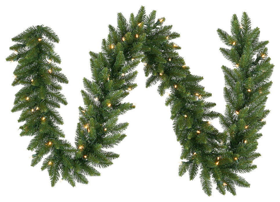 Vickerman A861115Led 50' Camdon Christmas Garland, Multi-Colored Mini Lights