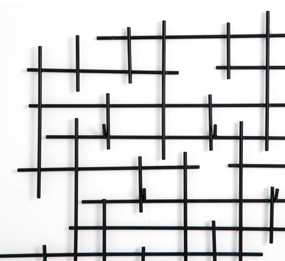 Crossin Coat Rack-Iron Matte Black