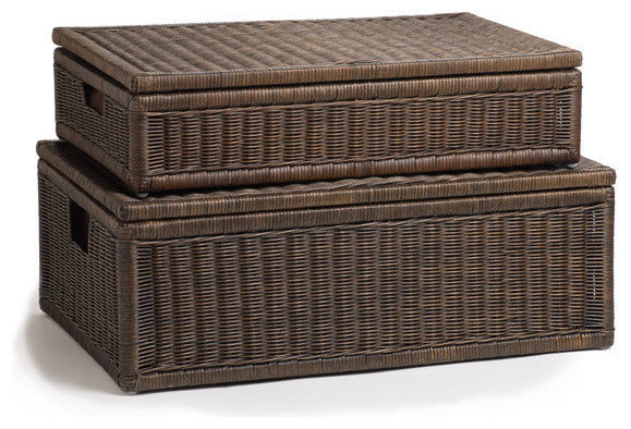 Underbed Wicker Storage Box, Extra Large