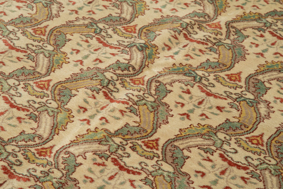 Rug N Carpet - Handwoven Oriental 6' 6" x 9' 1" Soft Oushak Area Rug