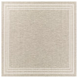 Eagean EAG-2366 Indoor/Outdoor Area Rug, 6'7" Square
