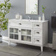 Isle 48" Bathroom Vanity Cabinet White White