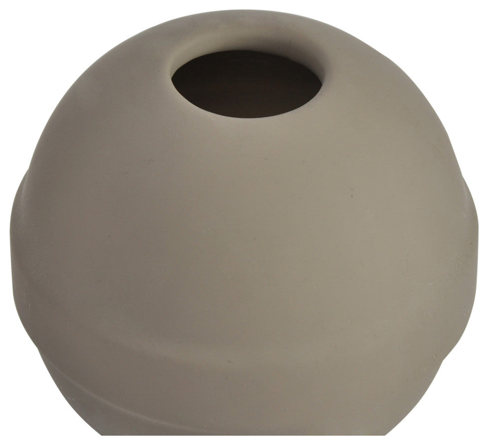 Contemporary Naturalist Vase Large Dark Grey - Grey
