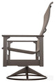 Leeward Sling Outdoor Swivel Rocker, Augustine Fennel/Kona