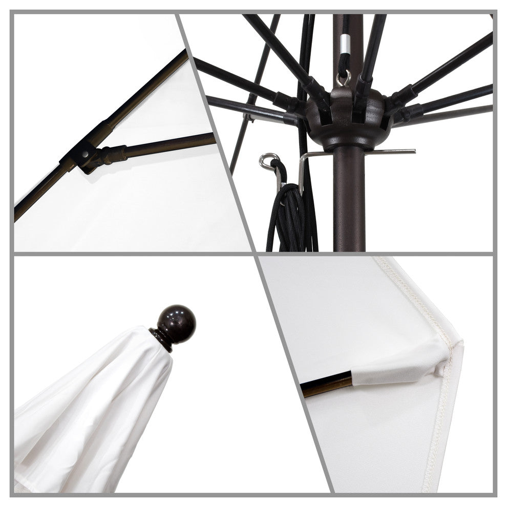 Fiberglass Umbrella Bronze, Wheat
