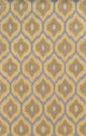 Rizzy Home Rockport RP8736 Tan Trellis Area Rug, Rectangular 9''x12''