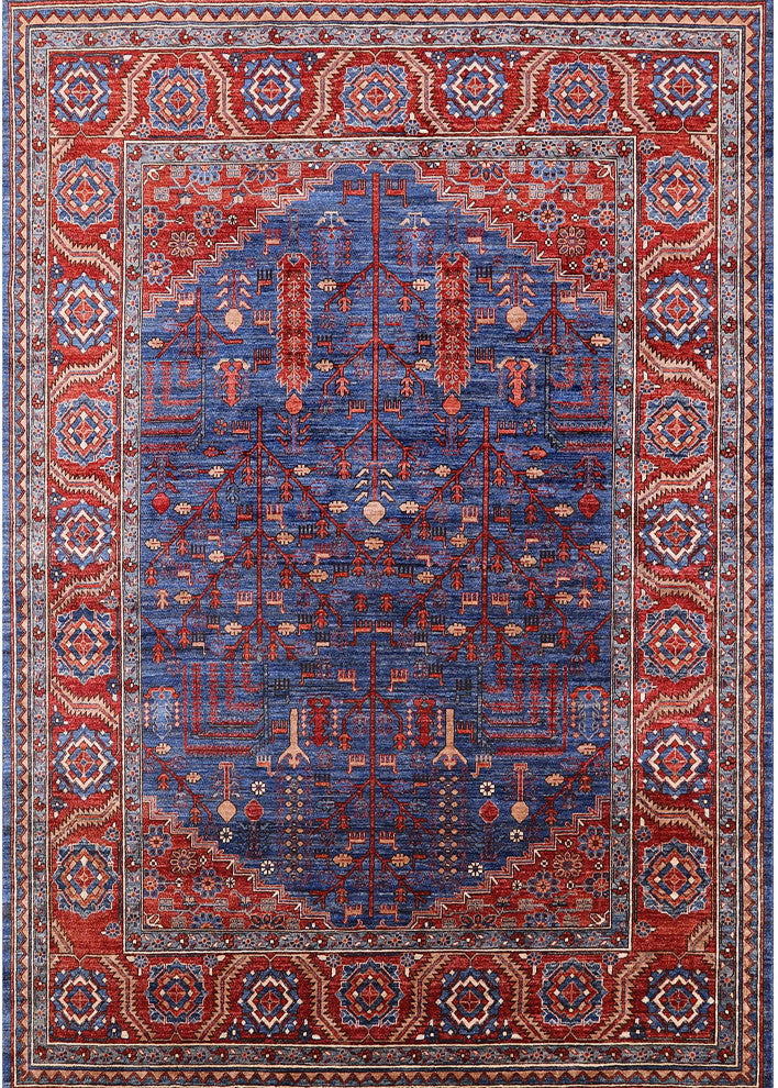 Ahgly Company Indoor Rectangle Mid-Century Modern Area Rugs, 4' x 6'