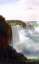 Ferdinand Richardt View of Niagara Falls, 18"x27" Wall Decal