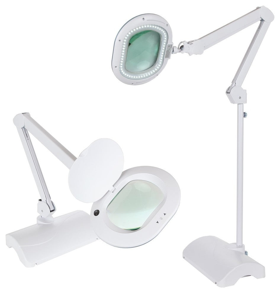Brightech LightView Pro 2 in 1 XL Magnifying Floor Lamp - Very Bright LED Light