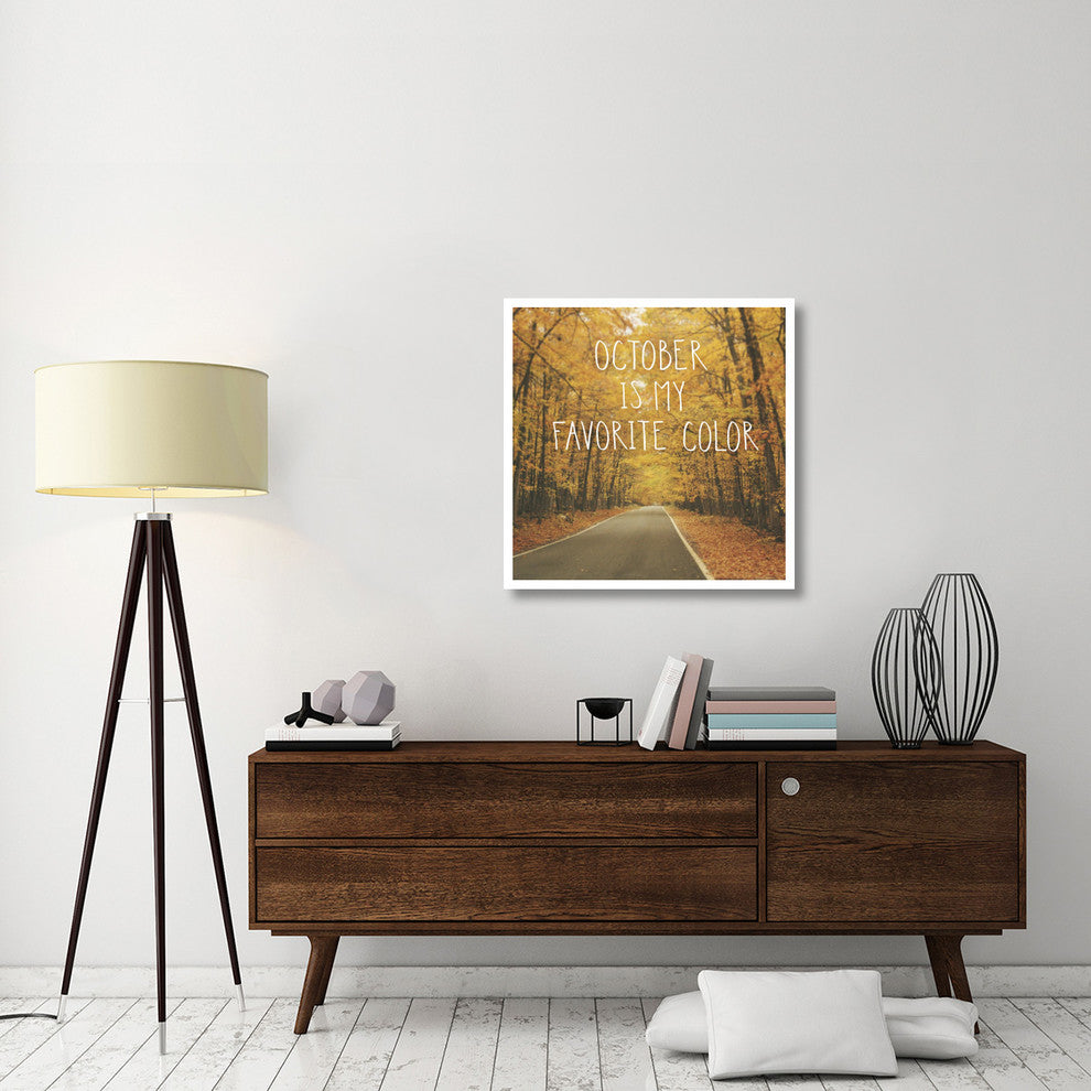 "October Color II" Digital Paper Print by Laura Marshall, 32"x32"