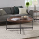 Brookline 42" Round Coffee Table, Medium Chestnut