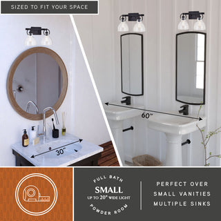 Ogden 1 Light Vanity Matte Black, Matte Black, 16.5-in W X 10-in H X 7.75-in D