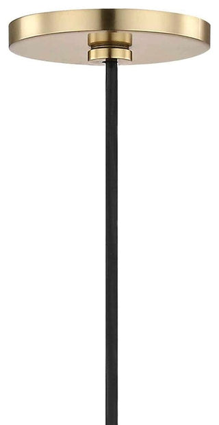 Anya Pendant, Clear Glass, Finish: Aged Brass