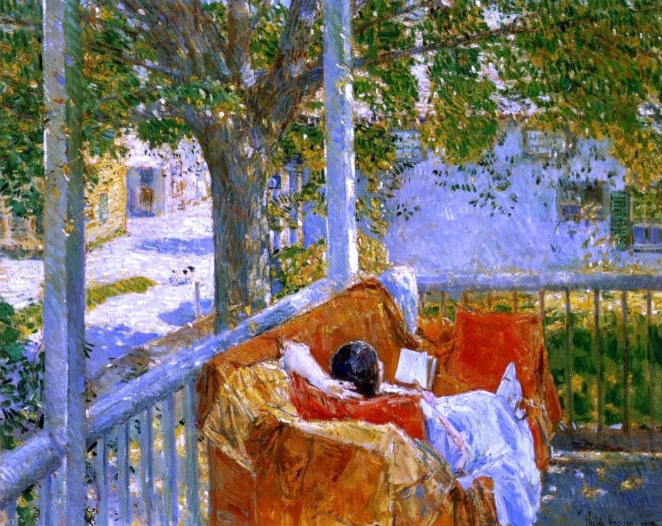 Frederick Childe Hassam Couch on the Porch- Cos Cob Wall Decal