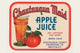 Cahutauqua Maid Apple Juice - Framed Paper Poster 20" x 30"