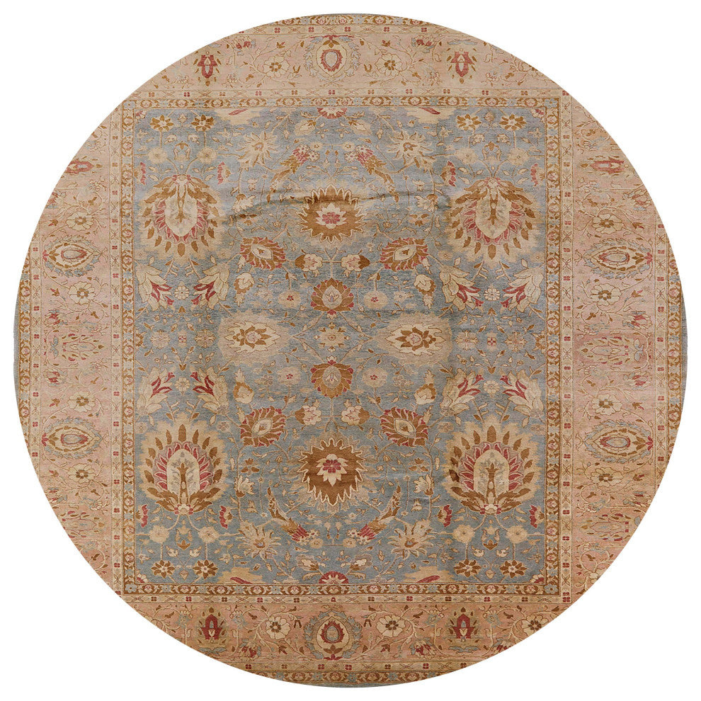 Ahgly Company Indoor Round Mid-Century Modern Area Rugs, 4' Round